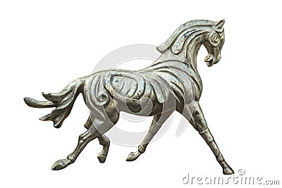 Sculpture of the horse Stock Photo