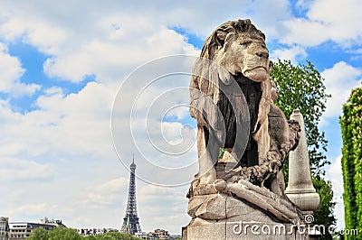 Sculpture Lion Stock Photo