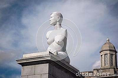 Sculpture in London Editorial Stock Photo