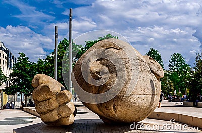 The Lecoute sculpture by Henri de Miller Editorial Stock Photo