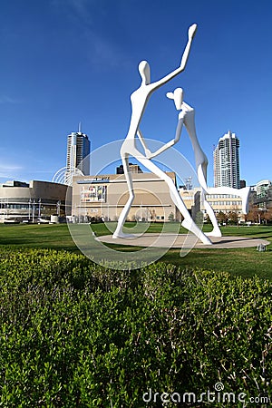 Sculpture Park - Denver Editorial Stock Photo
