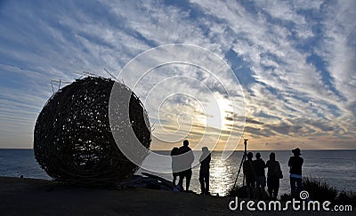 Sculpture by the Sea in Bondi Editorial Stock Photo