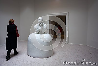 Sculpture by Simone Leigh titled Anonymous, 59th Venice biennale Editorial Stock Photo