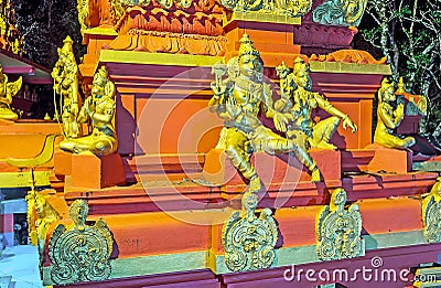 The sculptures of Seetha and Rama Stock Photo