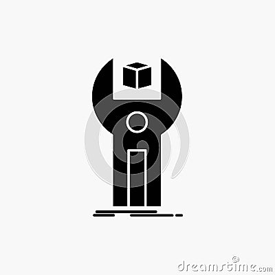 SDK, App, development, kit, programming Glyph Icon. Vector isolated illustration Vector Illustration