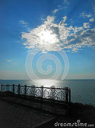 The Sea of Azov Stock Photo