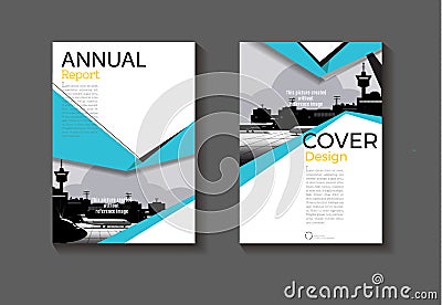 Sea-blue design modern abstract layout background modern cover book cover Brochure cover template,annual report, magazine and Vector Illustration