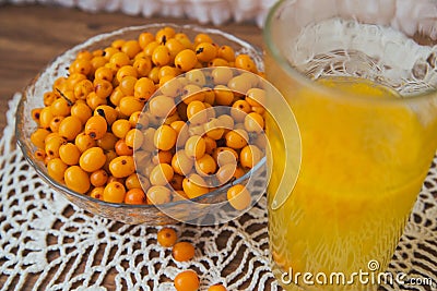 Sea buckthorn Stock Photo