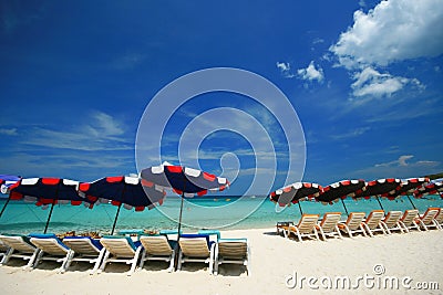 Sea Chair Beach Stock Photo