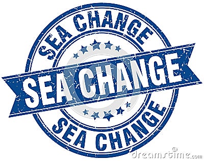 sea change stamp Vector Illustration