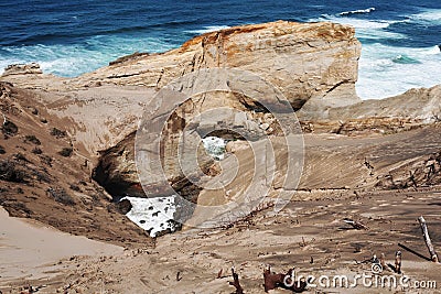 Sea Cliffs at Cape Kiwanda Stock Photo