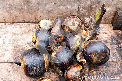 Sea coconut, or Lodoicea is used as dessert ingredients in Malaysia Stock Photo