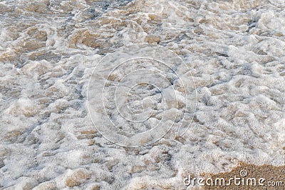 Sea foam havy wave background Stock Photo