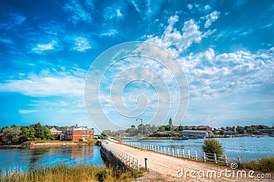Sea Fortress. Residential Building At Suomenlinna Stock Photo