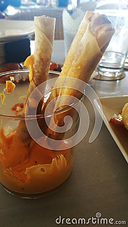 Sea Fried Food in Spain Stock Photo