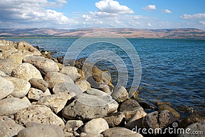 Sea of Galilee Stock Photo