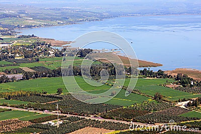 Sea of Galilee, Israel Stock Photo