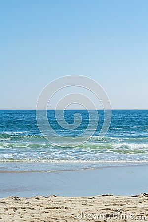 Sea Girt Waves Stock Photo