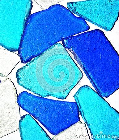 Sea Glass Background Stock Photo