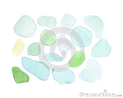 Sea glass Stock Photo