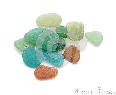 Sea glass Stock Photo