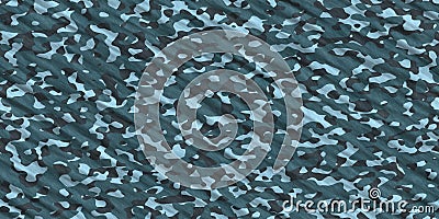 Sea Green Blue Army Camouflage Background. Stock Photo
