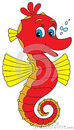 Sea horse Vector Illustration