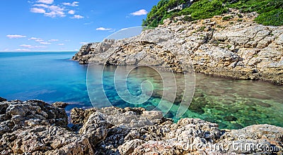 Sea Landscape Salou Stock Photo