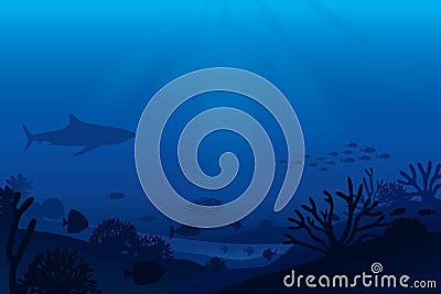 Sea life Vector Illustration