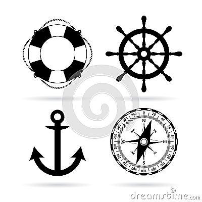 Sea maritime icon Vector Illustration