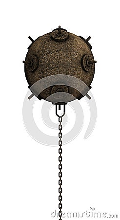 Sea mine Stock Photo