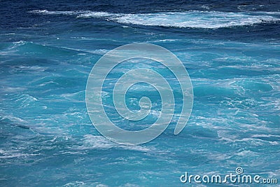 Sea ocean sea water with different watercolors Stock Photo