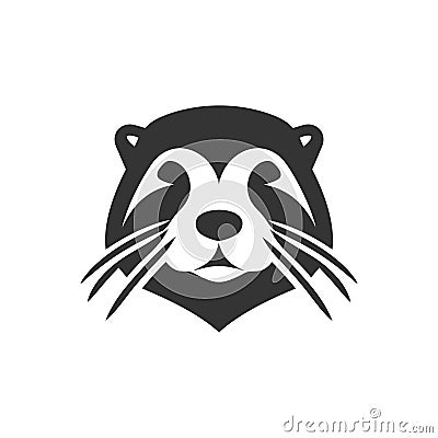 Sea otter icon Vector Illustration