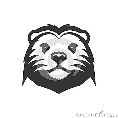 Sea otter icon Vector Illustration