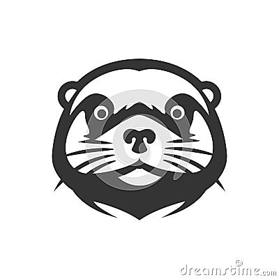 Sea otter icon Vector Illustration