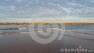 Sea Palling Stock Photo