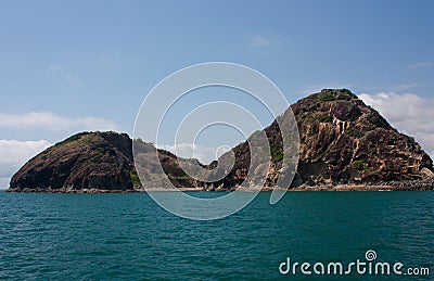 At the sea at the Rosslyn Bay Marina near Yeppoon in Capricorn area in Central Queensland, Australia Stock Photo