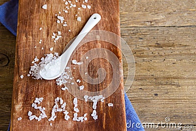 Sea salt Stock Photo