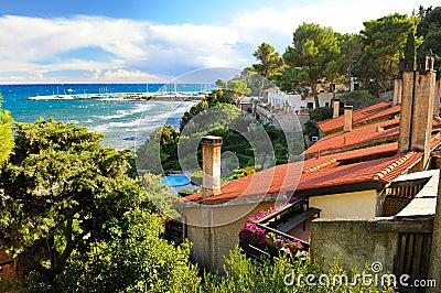 On the sea shore Stock Photo