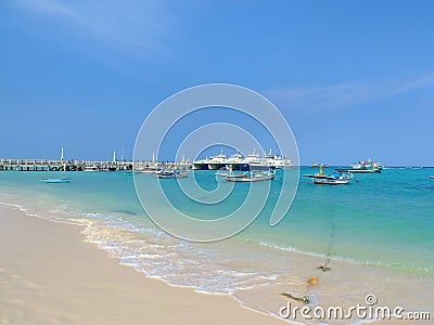 Sea shore - India tourism - beach vacation Stock Photo