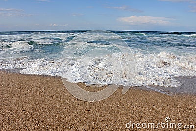 The Sea in Sinemorets, Bulgaria Stock Photo