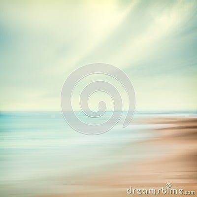 Sea and Sky Abstract Stock Photo