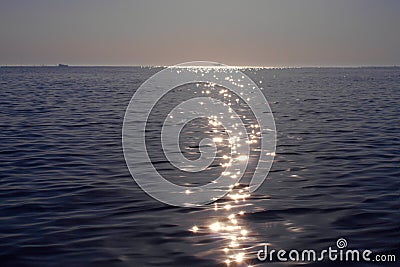 Sea and sunshine on water Stock Photo