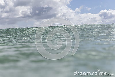 Sea Surface Sun Ripples, NZ Stock Photo