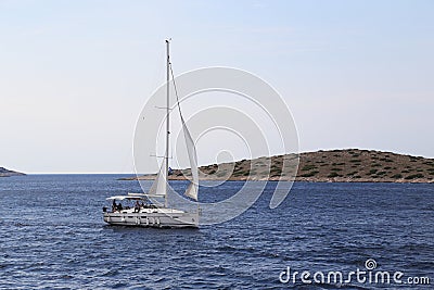 Sea tour in Croatia Editorial Stock Photo