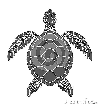 Sea turtle Vector Illustration