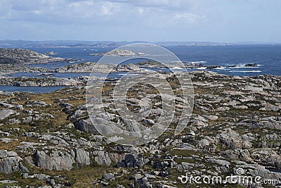 Sea view at Lindesnes, Norway Stock Photo