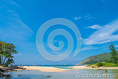 Sea view summer phuket thailand Editorial Stock Photo