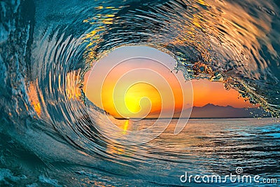 Sea water ocean wave surfing water surface Stock Photo
