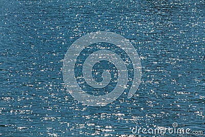 Sea water shimmering Stock Photo